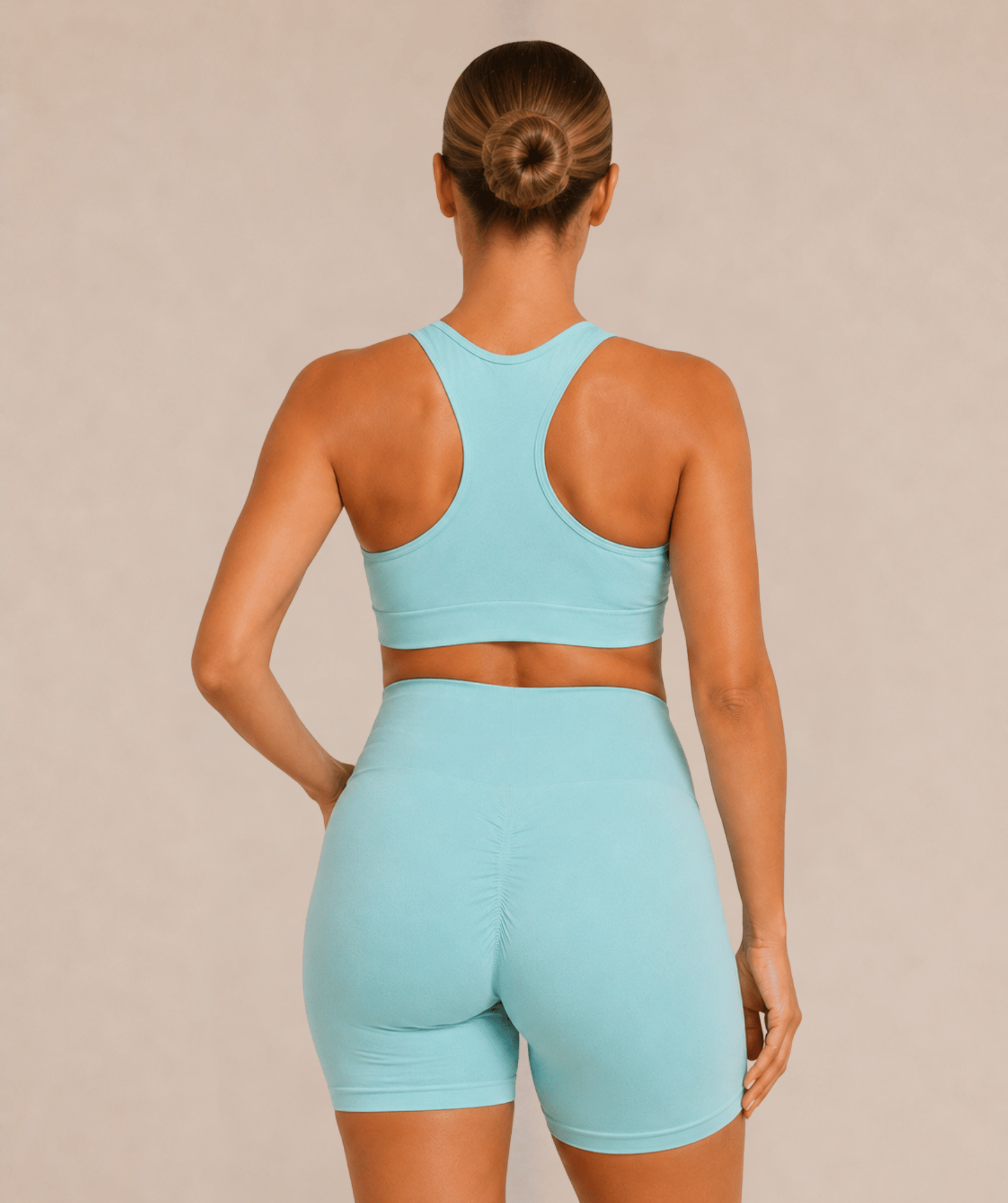 Racerback Two-piece Set Aqua S M L XL